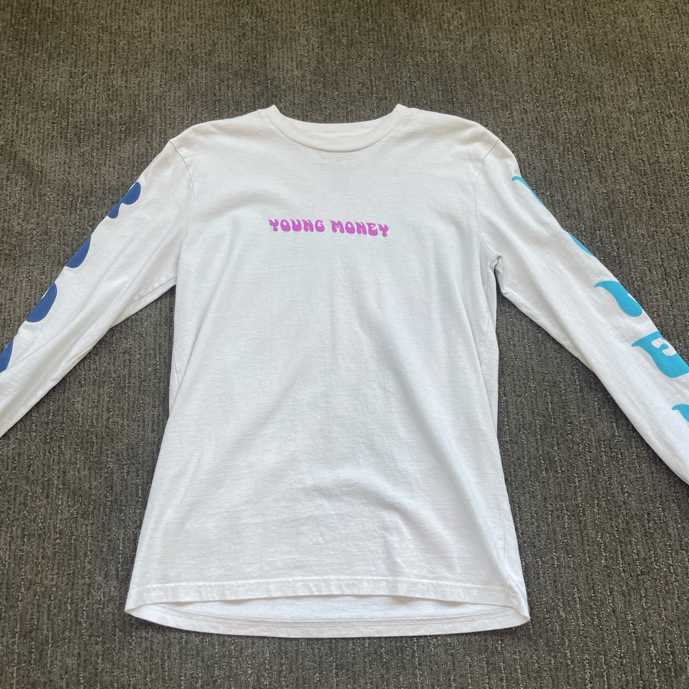 American Eagle x Young Money, white long sleeve, size XS, worn twice